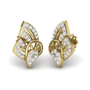 Пусеты с камнями "Делена"