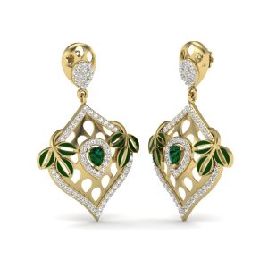 Пусеты с камнями "Аликса"