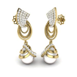 Пусеты с камнями "Дилано"