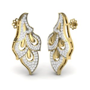 Пусеты с камнями "Диллия"