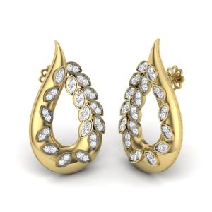 Пусеты с камнями "Нэтири"