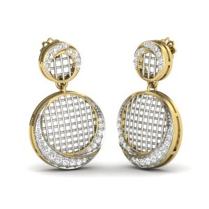 Серьги с камнями "Миднайти"