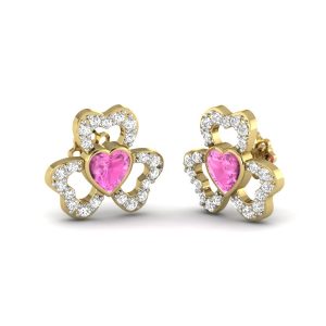 Пусеты с камнями "Гирли"