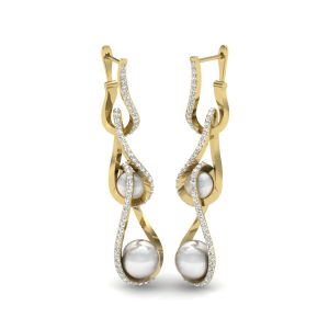 Серьги с камнями "Сегмито"