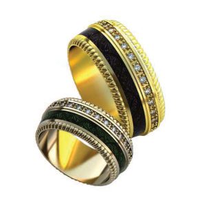 Обручальные кольца "Бушерон"