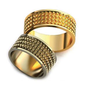 Обручальные кольца "Алмаз"