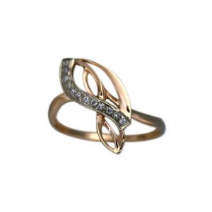 Кольцо с камнями "Альгиеба"