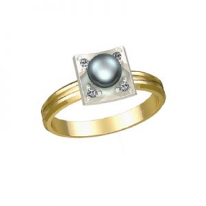 Кольцо с жемчугом "Босо"