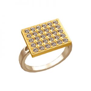 Кольцо с камнями "Кастро"