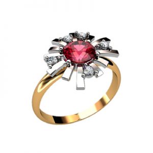 Кольцо с камнями "Квани"