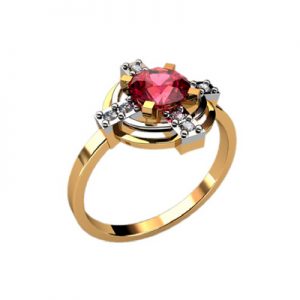 Кольцо с камнями "Мулифайн"