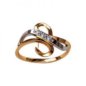 Кольцо с камнями "Апракис"