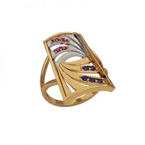 Кольцо с камнями "Заниах"