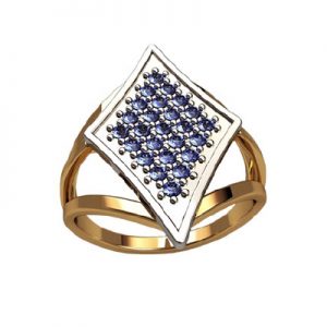 Кольцо с камнями "Виндемия"