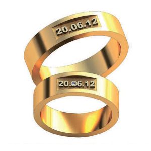 Обручальные кольца "Важная дата"