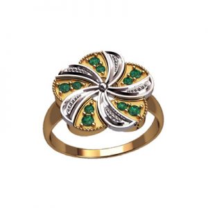 Кольцо с камнями "Маклея"