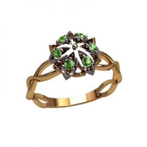 Кольцо с камнями "Литопс"