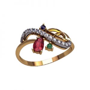 Кольцо с камнями "Лиатрис"