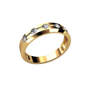 Кольцо с камнями "Киндзадза"