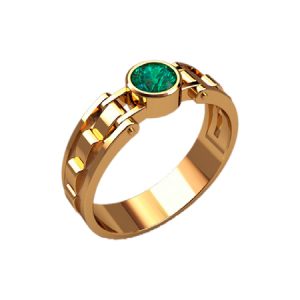 Кольцо "Сигизмунд" с камнем