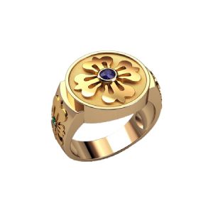 Кольцо с камнями "Нарцисс"