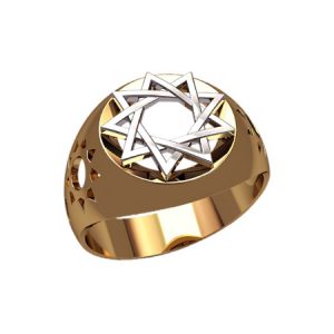 Печатка со звездой Инглии и Солнцем