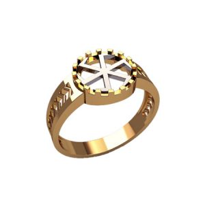 Кольцо "Коловрат" с выступами