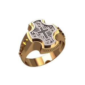 Печатка с крестом "Распятие"