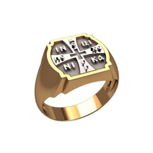 Печатка с крестом "Ника"