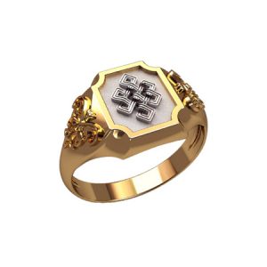 Печатка с символом "Узел Бесконечности"