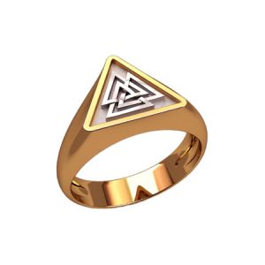 Печатка с символом "Валькнут"