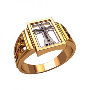 Печатка с распятием