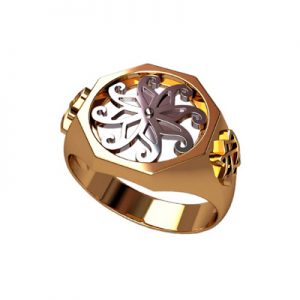 Печатка с солнечным символом