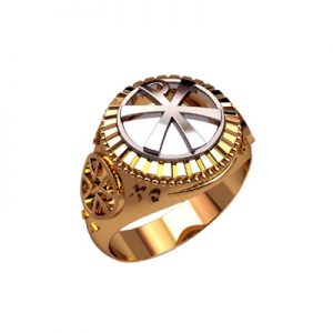 Печатка с узором Шестиконечный крест