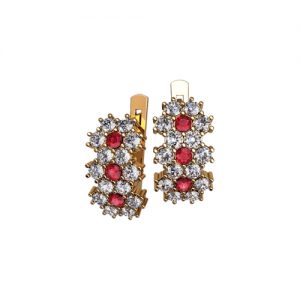 Серьги с фианитами "Наследие"