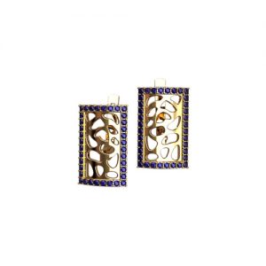 Серьги с фианитами "Джек"