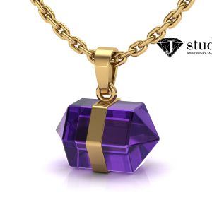 Кулон под крупный камень