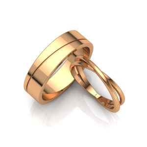 Кольцо обручальное"Яркий Салют"