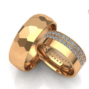 Кольцо обручальное "Филин"