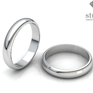 Кольцо обручальное"Два дельфина"