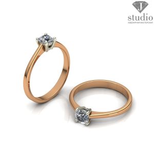 Кольцо помолвочное "Дамла"