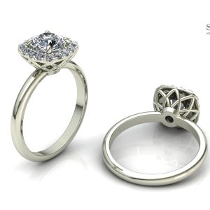 Кольцо помолвочное"Мирия"