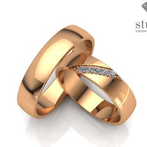 Кольцо обручальное "Авис"