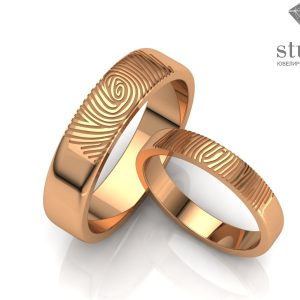 Кольцо обручальное "Печать жизни"