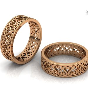 Кольцо обручальное "Солнцестояние"