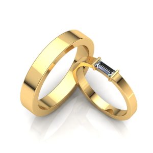 Кольцо обручальное"Рилас"