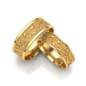 Кольцо обручальное "Элис"