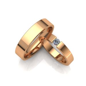 Кольцо обручальное "Сила любви"