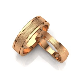 Кольцо обручальное "Лайм"