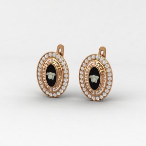 Серьги в стиле Versace